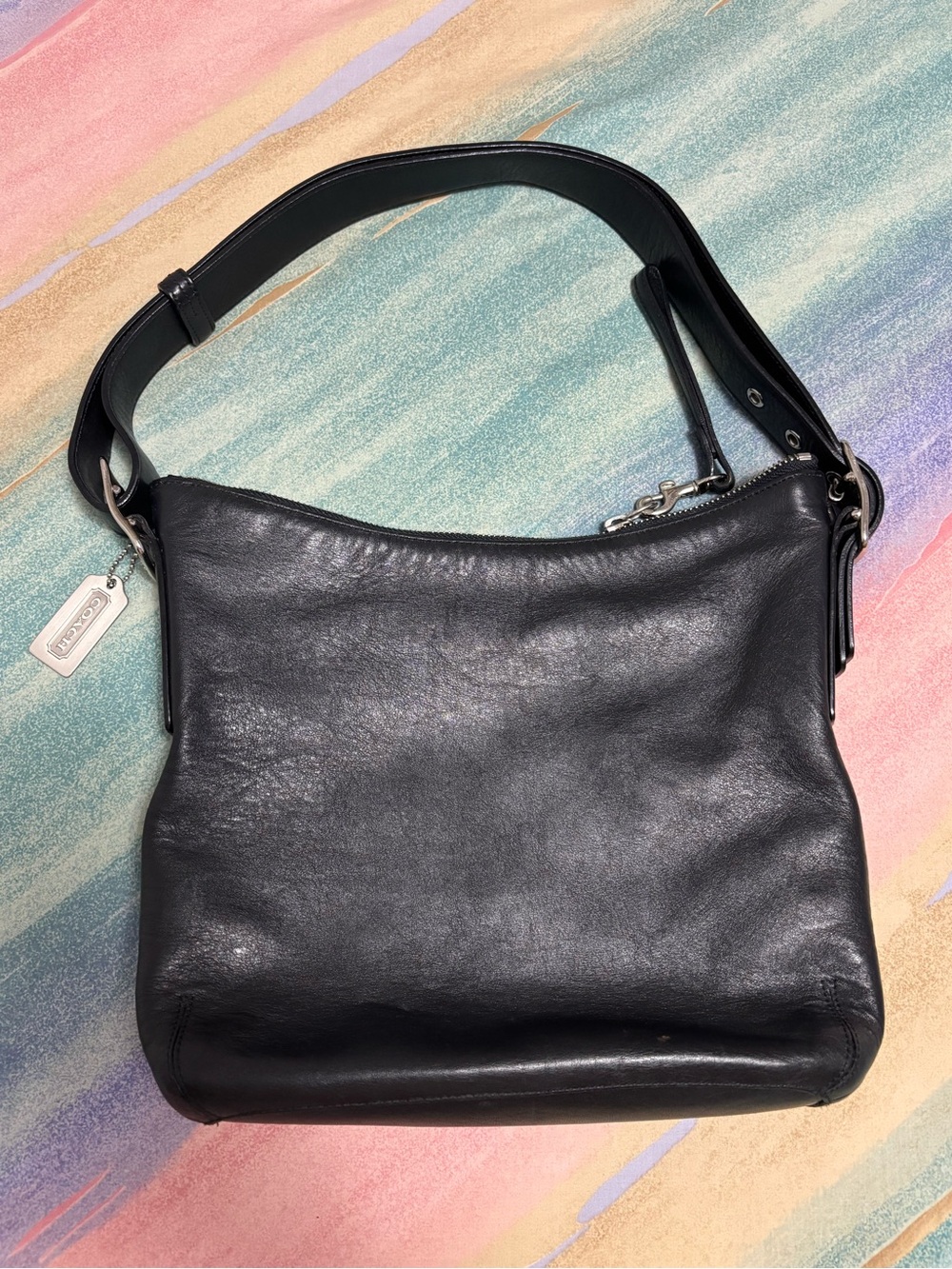 Coach 9326 Leather Legacy Slim Duffle Shoulder Bag